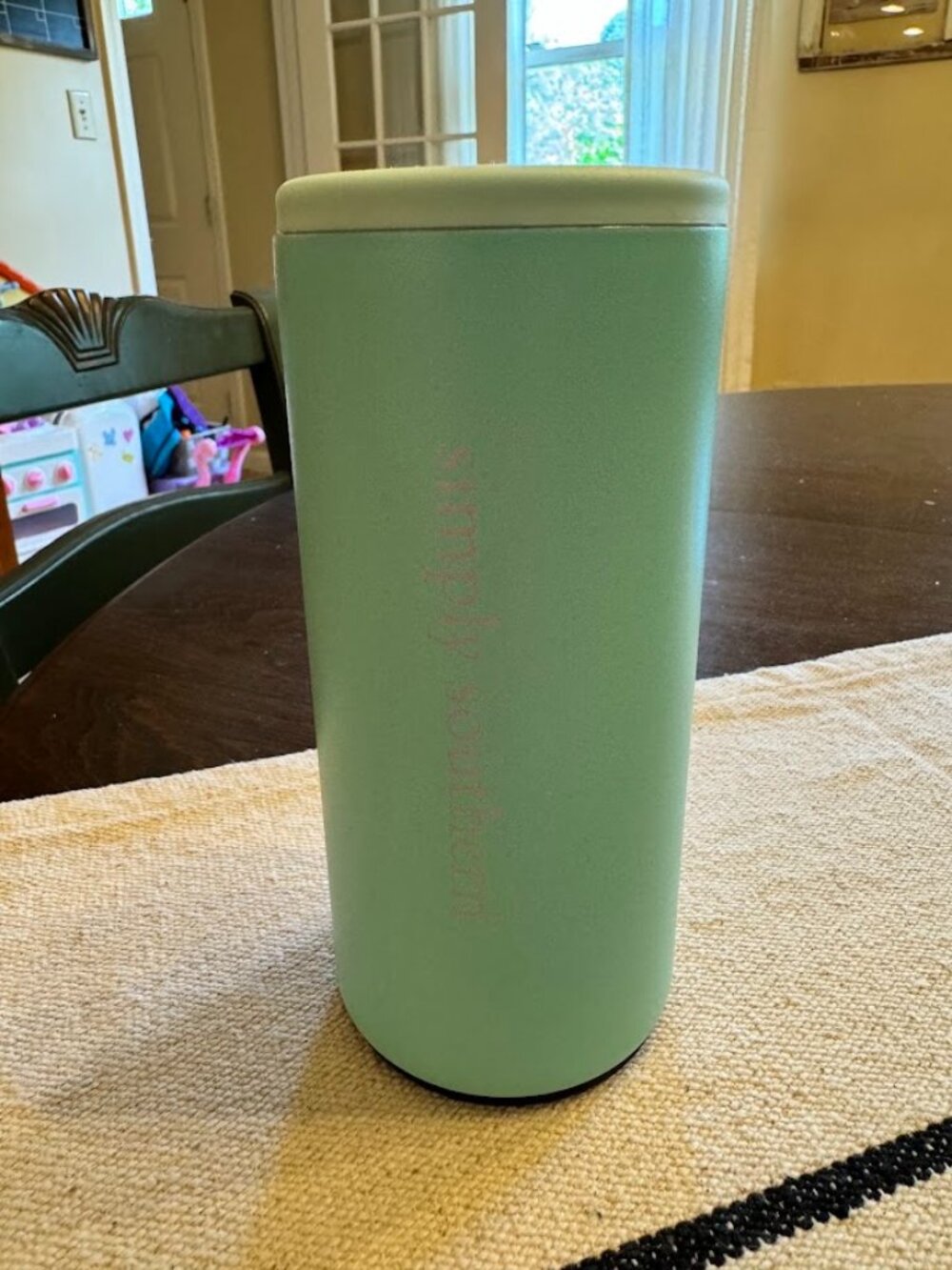 Simply by Simply Southern Can Cooler Mint Hot Cold Technology 12oz